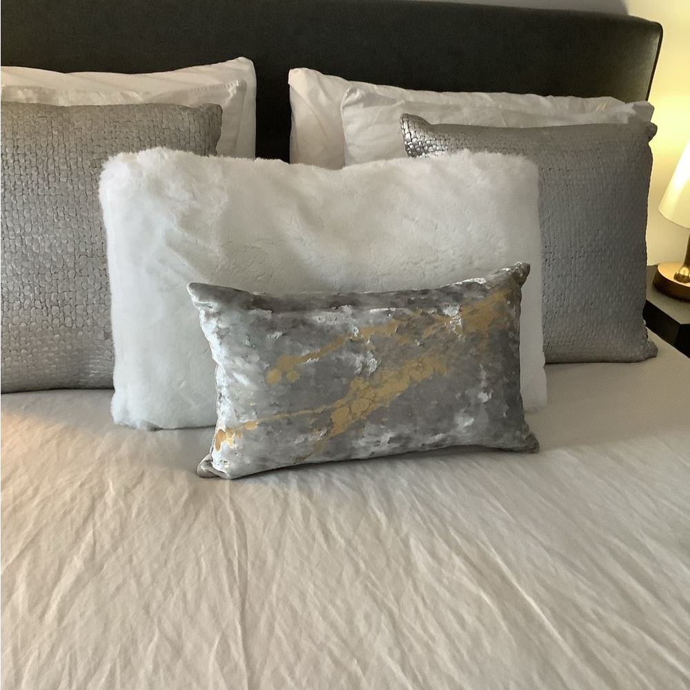 Aviva Stanoff Luxury Crushed Velvet Pillow Cover